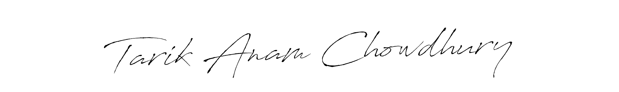 Also we have Tarik Anam Chowdhury name is the best signature style. Create professional handwritten signature collection using Antro_Vectra autograph style. Tarik Anam Chowdhury signature style 6 images and pictures png