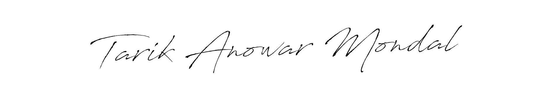 Make a beautiful signature design for name Tarik Anowar Mondal. Use this online signature maker to create a handwritten signature for free. Tarik Anowar Mondal signature style 6 images and pictures png