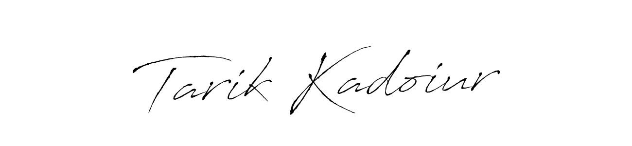 Design your own signature with our free online signature maker. With this signature software, you can create a handwritten (Antro_Vectra) signature for name Tarik Kadoiur. Tarik Kadoiur signature style 6 images and pictures png