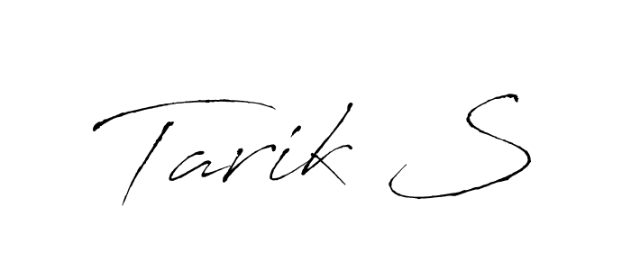 Similarly Antro_Vectra is the best handwritten signature design. Signature creator online .You can use it as an online autograph creator for name Tarik S. Tarik S signature style 6 images and pictures png