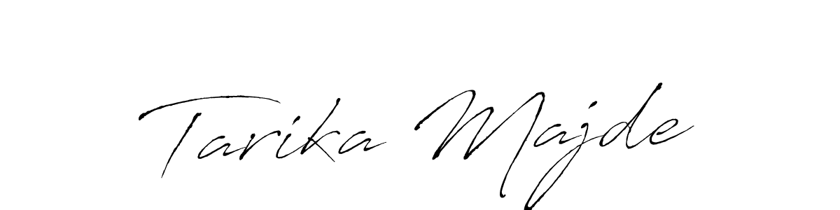 You should practise on your own different ways (Antro_Vectra) to write your name (Tarika Majde) in signature. don't let someone else do it for you. Tarika Majde signature style 6 images and pictures png