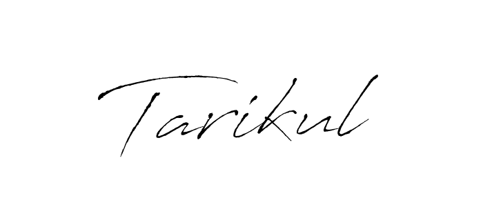 Make a beautiful signature design for name Tarikul. With this signature (Antro_Vectra) style, you can create a handwritten signature for free. Tarikul signature style 6 images and pictures png