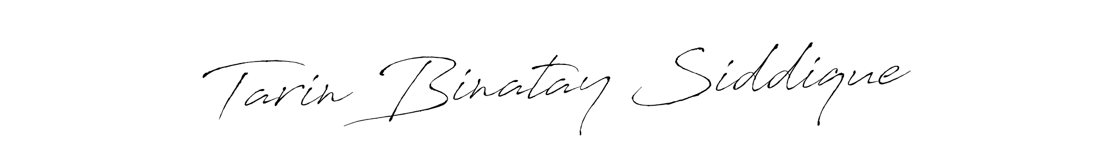 Make a beautiful signature design for name Tarin Binatay Siddique. Use this online signature maker to create a handwritten signature for free. Tarin Binatay Siddique signature style 6 images and pictures png