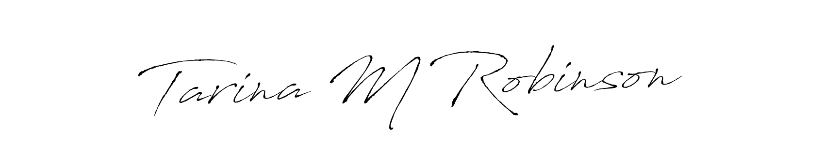 Also You can easily find your signature by using the search form. We will create Tarina M Robinson name handwritten signature images for you free of cost using Antro_Vectra sign style. Tarina M Robinson signature style 6 images and pictures png