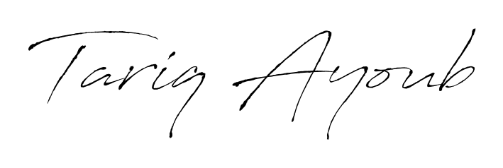 Best and Professional Signature Style for Tariq Ayoub. Antro_Vectra Best Signature Style Collection. Tariq Ayoub signature style 6 images and pictures png