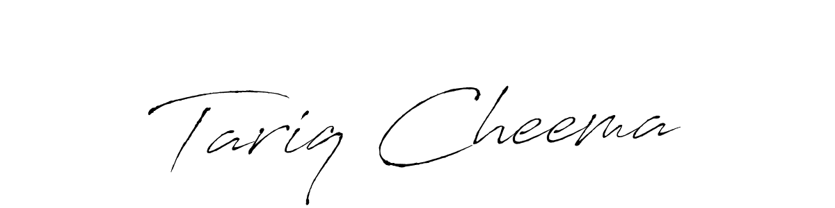 How to make Tariq Cheema signature? Antro_Vectra is a professional autograph style. Create handwritten signature for Tariq Cheema name. Tariq Cheema signature style 6 images and pictures png