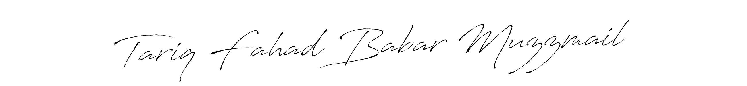 See photos of Tariq Fahad Babar Muzzmail official signature by Spectra . Check more albums & portfolios. Read reviews & check more about Antro_Vectra font. Tariq Fahad Babar Muzzmail signature style 6 images and pictures png