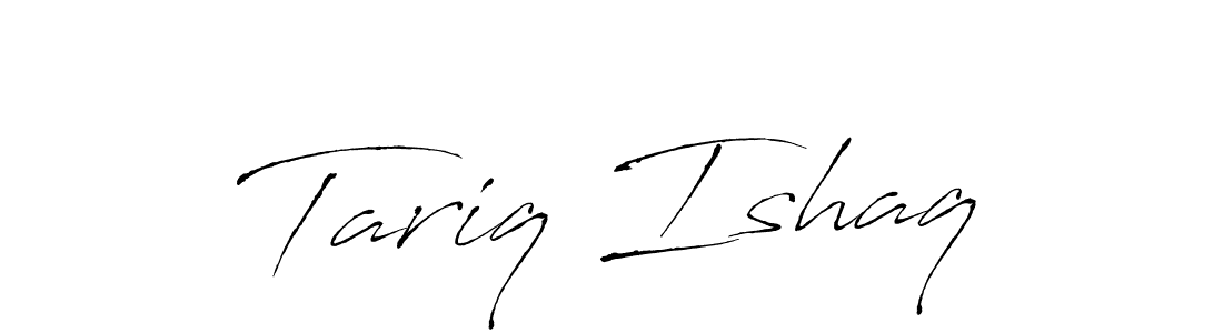 Make a beautiful signature design for name Tariq Ishaq. With this signature (Antro_Vectra) style, you can create a handwritten signature for free. Tariq Ishaq signature style 6 images and pictures png