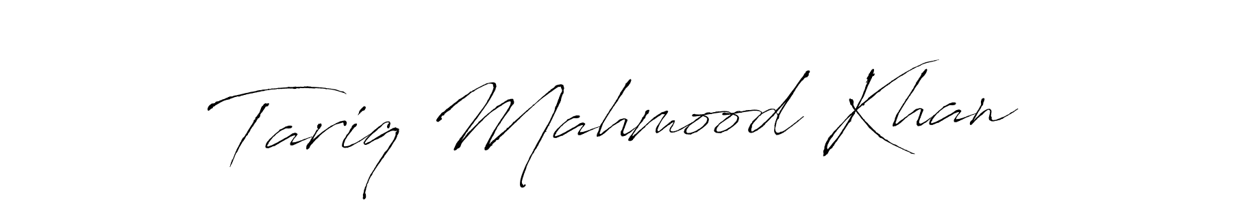 Tariq Mahmood Khan stylish signature style. Best Handwritten Sign (Antro_Vectra) for my name. Handwritten Signature Collection Ideas for my name Tariq Mahmood Khan. Tariq Mahmood Khan signature style 6 images and pictures png