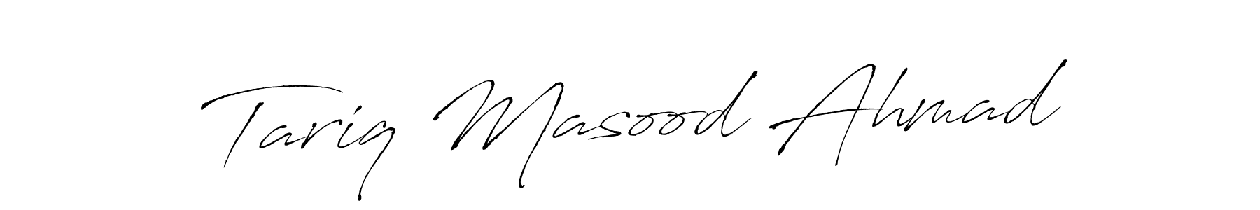 Make a beautiful signature design for name Tariq Masood Ahmad. Use this online signature maker to create a handwritten signature for free. Tariq Masood Ahmad signature style 6 images and pictures png