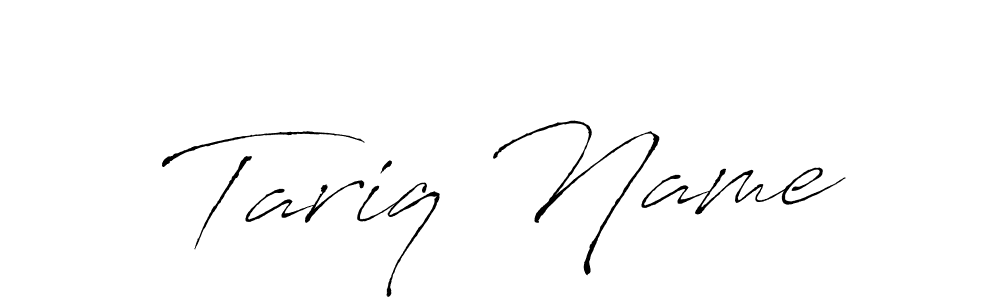 Tariq Name stylish signature style. Best Handwritten Sign (Antro_Vectra) for my name. Handwritten Signature Collection Ideas for my name Tariq Name. Tariq Name signature style 6 images and pictures png