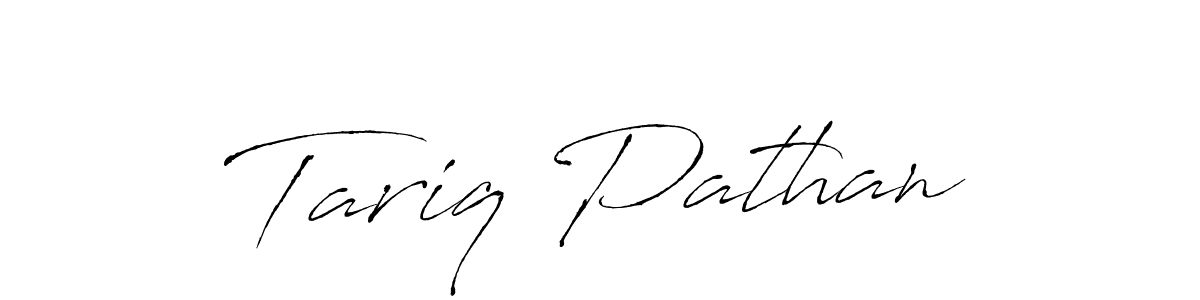 Use a signature maker to create a handwritten signature online. With this signature software, you can design (Antro_Vectra) your own signature for name Tariq Pathan. Tariq Pathan signature style 6 images and pictures png