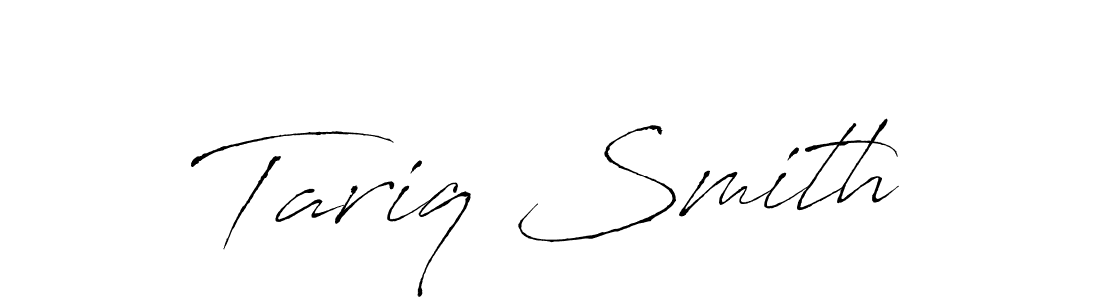 Tariq Smith stylish signature style. Best Handwritten Sign (Antro_Vectra) for my name. Handwritten Signature Collection Ideas for my name Tariq Smith. Tariq Smith signature style 6 images and pictures png