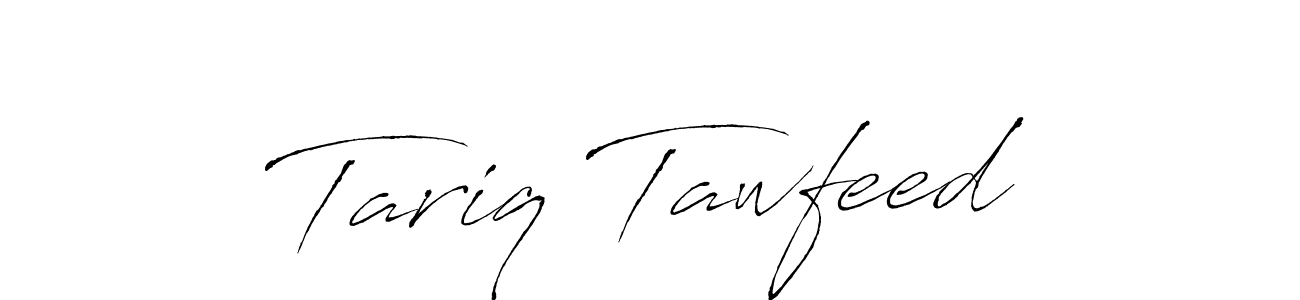 You should practise on your own different ways (Antro_Vectra) to write your name (Tariq Tawfeed) in signature. don't let someone else do it for you. Tariq Tawfeed signature style 6 images and pictures png