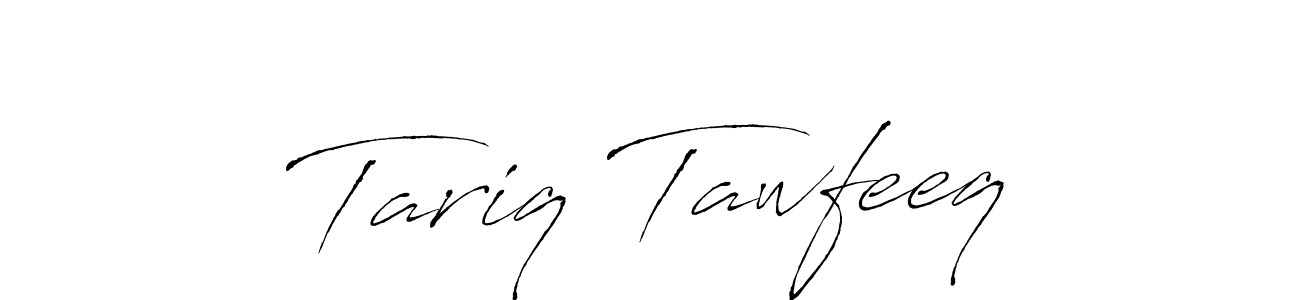 Make a beautiful signature design for name Tariq Tawfeeq. With this signature (Antro_Vectra) style, you can create a handwritten signature for free. Tariq Tawfeeq signature style 6 images and pictures png