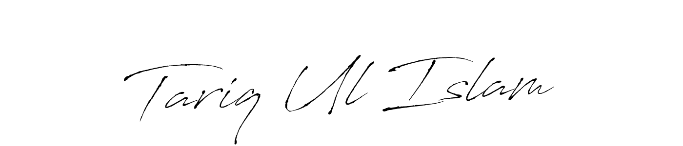 How to make Tariq Ul Islam name signature. Use Antro_Vectra style for creating short signs online. This is the latest handwritten sign. Tariq Ul Islam signature style 6 images and pictures png