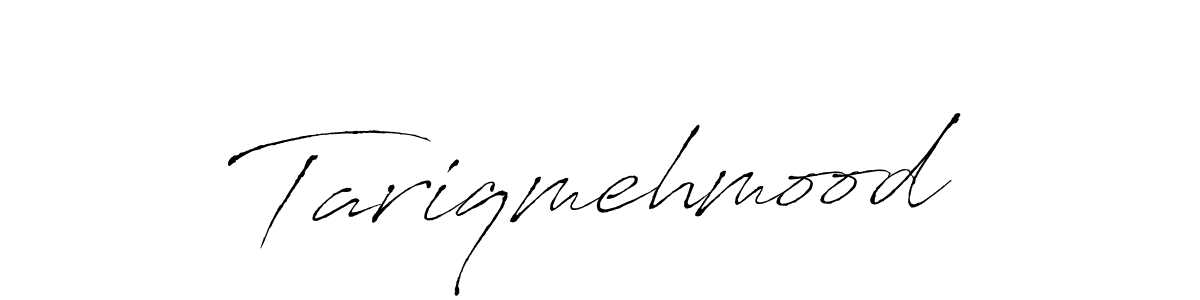 Design your own signature with our free online signature maker. With this signature software, you can create a handwritten (Antro_Vectra) signature for name Tariqmehmood. Tariqmehmood signature style 6 images and pictures png