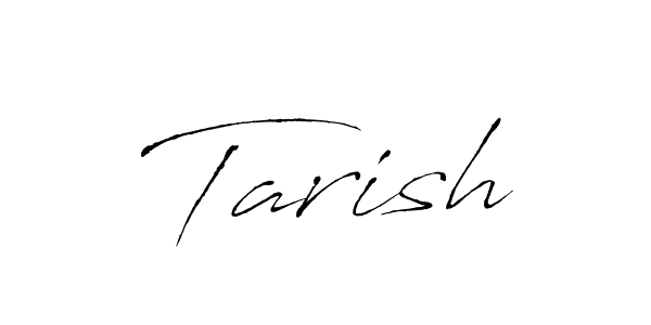 Antro_Vectra is a professional signature style that is perfect for those who want to add a touch of class to their signature. It is also a great choice for those who want to make their signature more unique. Get Tarish name to fancy signature for free. Tarish signature style 6 images and pictures png