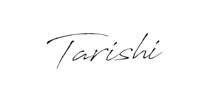 Use a signature maker to create a handwritten signature online. With this signature software, you can design (Antro_Vectra) your own signature for name Tarishi. Tarishi signature style 6 images and pictures png