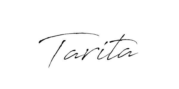 How to make Tarita name signature. Use Antro_Vectra style for creating short signs online. This is the latest handwritten sign. Tarita signature style 6 images and pictures png