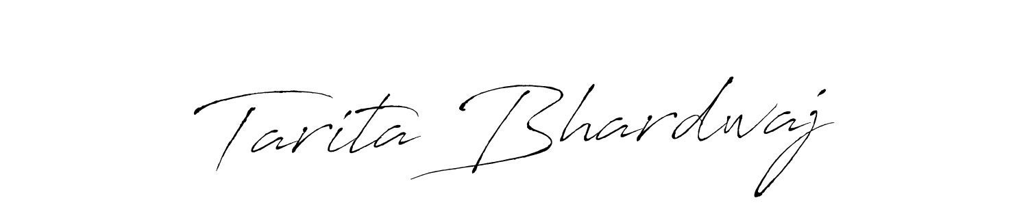 Tarita Bhardwaj stylish signature style. Best Handwritten Sign (Antro_Vectra) for my name. Handwritten Signature Collection Ideas for my name Tarita Bhardwaj. Tarita Bhardwaj signature style 6 images and pictures png