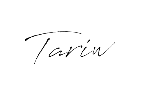 Design your own signature with our free online signature maker. With this signature software, you can create a handwritten (Antro_Vectra) signature for name Tariw. Tariw signature style 6 images and pictures png