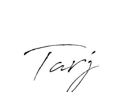 Make a beautiful signature design for name Tarj. With this signature (Antro_Vectra) style, you can create a handwritten signature for free. Tarj signature style 6 images and pictures png