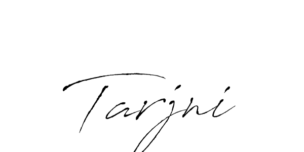 The best way (Antro_Vectra) to make a short signature is to pick only two or three words in your name. The name Tarjni include a total of six letters. For converting this name. Tarjni signature style 6 images and pictures png