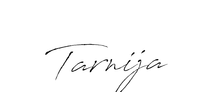 Tarnija stylish signature style. Best Handwritten Sign (Antro_Vectra) for my name. Handwritten Signature Collection Ideas for my name Tarnija. Tarnija signature style 6 images and pictures png
