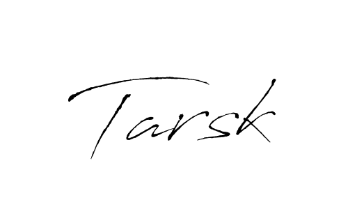 Design your own signature with our free online signature maker. With this signature software, you can create a handwritten (Antro_Vectra) signature for name Tarsk. Tarsk signature style 6 images and pictures png