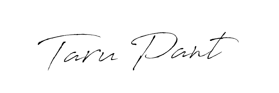 Make a beautiful signature design for name Taru Pant. With this signature (Antro_Vectra) style, you can create a handwritten signature for free. Taru Pant signature style 6 images and pictures png