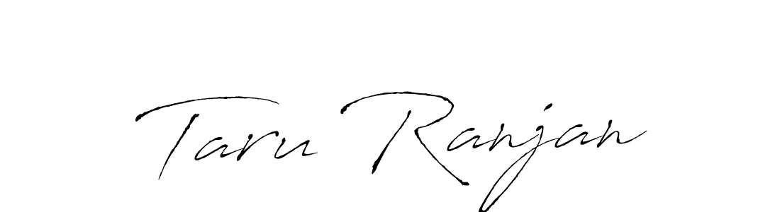 The best way (Antro_Vectra) to make a short signature is to pick only two or three words in your name. The name Taru Ranjan include a total of six letters. For converting this name. Taru Ranjan signature style 6 images and pictures png