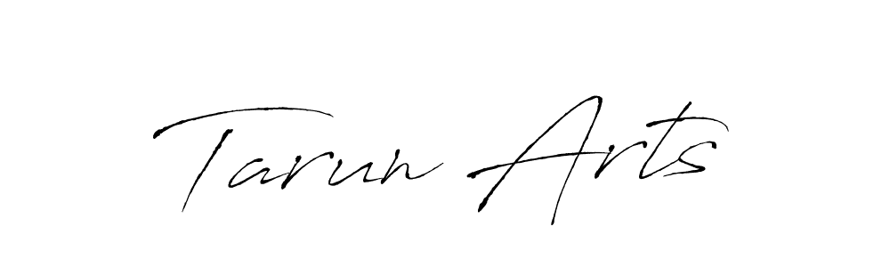 Use a signature maker to create a handwritten signature online. With this signature software, you can design (Antro_Vectra) your own signature for name Tarun Arts. Tarun Arts signature style 6 images and pictures png