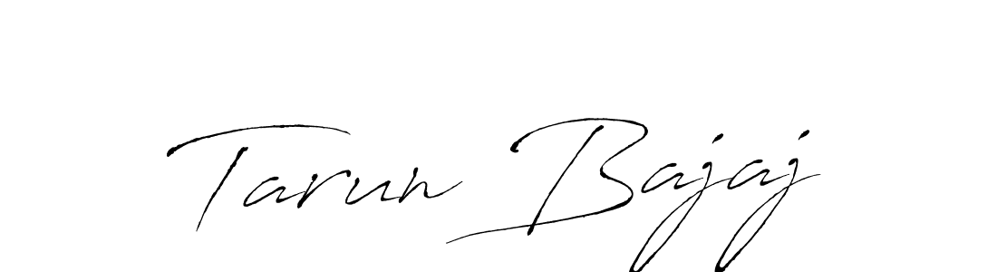 Design your own signature with our free online signature maker. With this signature software, you can create a handwritten (Antro_Vectra) signature for name Tarun Bajaj. Tarun Bajaj signature style 6 images and pictures png