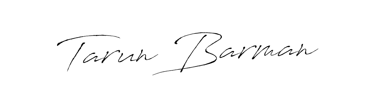 How to make Tarun Barman signature? Antro_Vectra is a professional autograph style. Create handwritten signature for Tarun Barman name. Tarun Barman signature style 6 images and pictures png