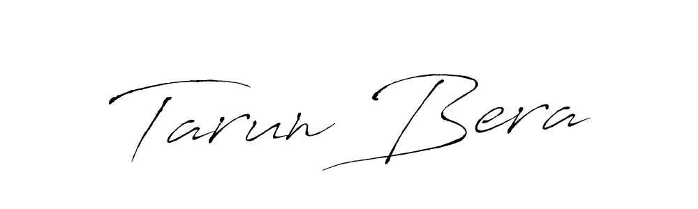 Make a beautiful signature design for name Tarun Bera. With this signature (Antro_Vectra) style, you can create a handwritten signature for free. Tarun Bera signature style 6 images and pictures png
