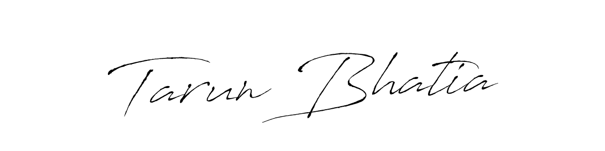 Create a beautiful signature design for name Tarun Bhatia. With this signature (Antro_Vectra) fonts, you can make a handwritten signature for free. Tarun Bhatia signature style 6 images and pictures png