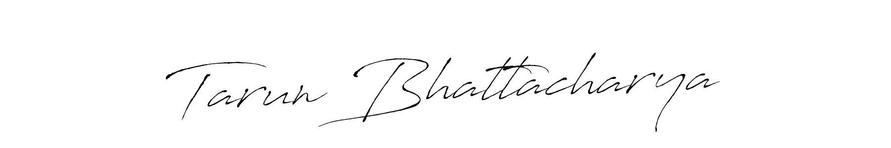 Create a beautiful signature design for name Tarun Bhattacharya. With this signature (Antro_Vectra) fonts, you can make a handwritten signature for free. Tarun Bhattacharya signature style 6 images and pictures png