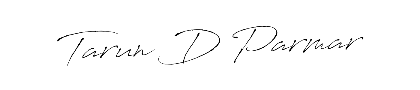 You should practise on your own different ways (Antro_Vectra) to write your name (Tarun D Parmar) in signature. don't let someone else do it for you. Tarun D Parmar signature style 6 images and pictures png
