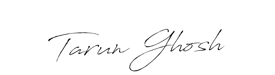 How to make Tarun Ghosh name signature. Use Antro_Vectra style for creating short signs online. This is the latest handwritten sign. Tarun Ghosh signature style 6 images and pictures png