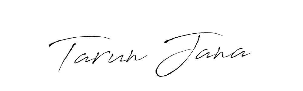 Tarun Jana stylish signature style. Best Handwritten Sign (Antro_Vectra) for my name. Handwritten Signature Collection Ideas for my name Tarun Jana. Tarun Jana signature style 6 images and pictures png