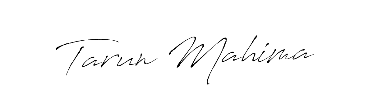 Also we have Tarun Mahima name is the best signature style. Create professional handwritten signature collection using Antro_Vectra autograph style. Tarun Mahima signature style 6 images and pictures png