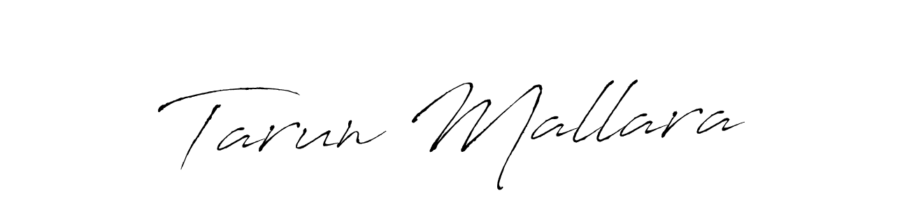 Tarun Mallara stylish signature style. Best Handwritten Sign (Antro_Vectra) for my name. Handwritten Signature Collection Ideas for my name Tarun Mallara. Tarun Mallara signature style 6 images and pictures png