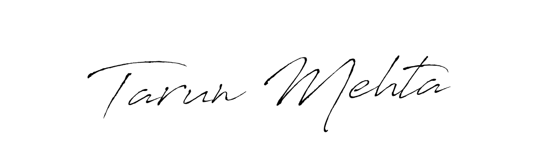 The best way (Antro_Vectra) to make a short signature is to pick only two or three words in your name. The name Tarun Mehta include a total of six letters. For converting this name. Tarun Mehta signature style 6 images and pictures png