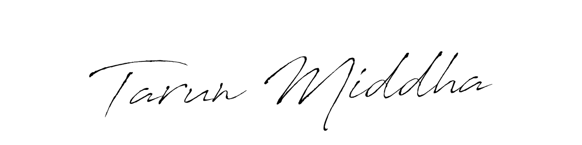 You should practise on your own different ways (Antro_Vectra) to write your name (Tarun Middha) in signature. don't let someone else do it for you. Tarun Middha signature style 6 images and pictures png