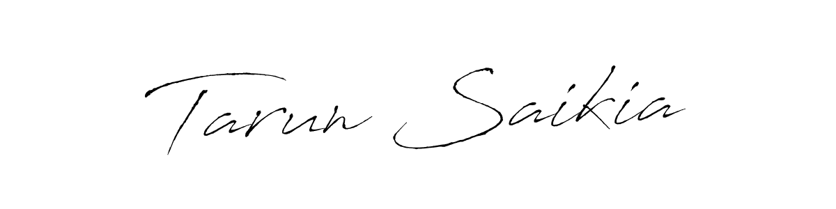 How to make Tarun Saikia signature? Antro_Vectra is a professional autograph style. Create handwritten signature for Tarun Saikia name. Tarun Saikia signature style 6 images and pictures png