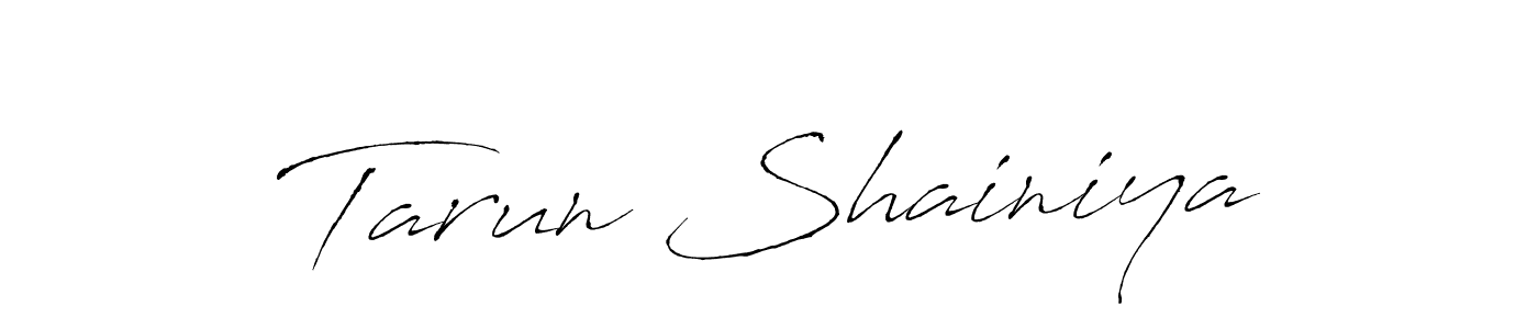 Also You can easily find your signature by using the search form. We will create Tarun Shainiya name handwritten signature images for you free of cost using Antro_Vectra sign style. Tarun Shainiya signature style 6 images and pictures png