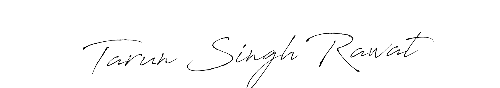 Antro_Vectra is a professional signature style that is perfect for those who want to add a touch of class to their signature. It is also a great choice for those who want to make their signature more unique. Get Tarun Singh Rawat name to fancy signature for free. Tarun Singh Rawat signature style 6 images and pictures png