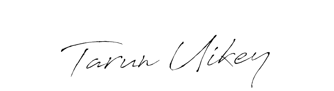 You should practise on your own different ways (Antro_Vectra) to write your name (Tarun Uikey) in signature. don't let someone else do it for you. Tarun Uikey signature style 6 images and pictures png