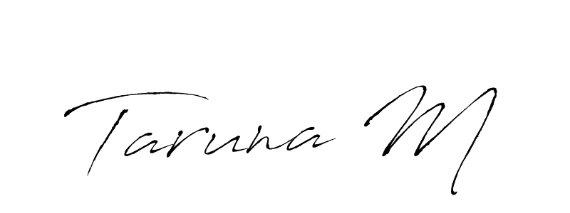 Also You can easily find your signature by using the search form. We will create Taruna M name handwritten signature images for you free of cost using Antro_Vectra sign style. Taruna M signature style 6 images and pictures png